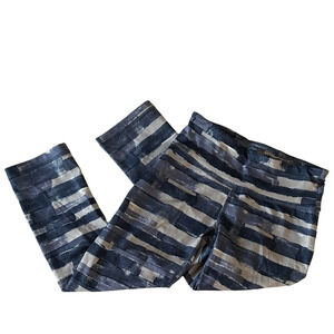 HEAD BLUE DEISGN CROPPED LEGGINGS